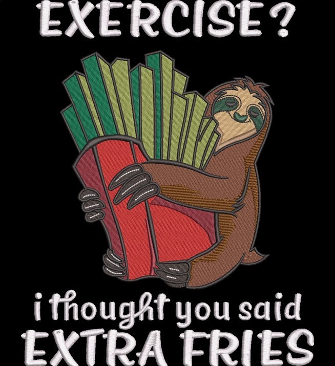 Extra Fries Funny Sloth Extra Fries Funny Sloth