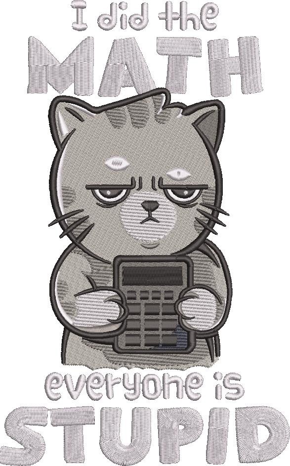 Everyone Is Stupid Funny Cat Quote Everyone Is Stupid Funny Cat Quote