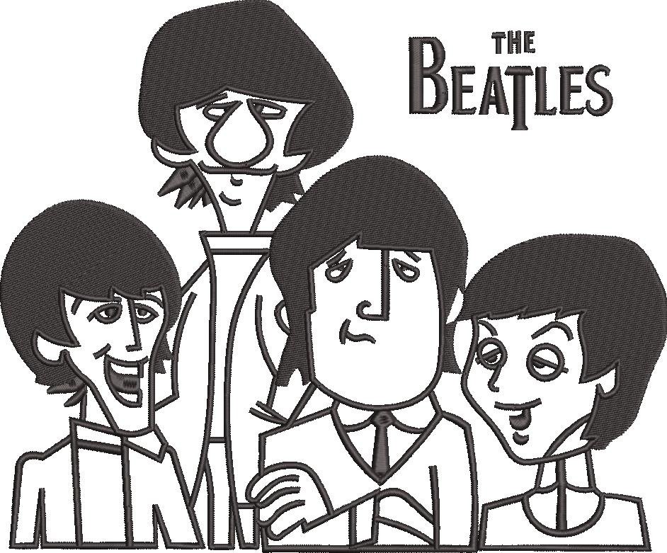 The Beatles Cartoon Art The Beatles Cartoon Art