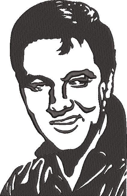 Elvis Presley Face Silhouette Elvis Presley Face Silhouette