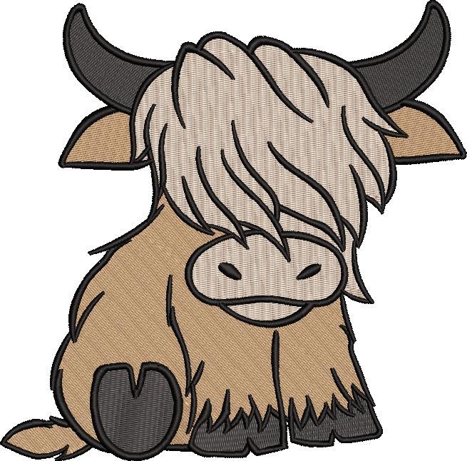 Baby Highland Cow