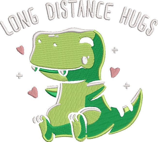 Long Distance Dino Hugs Long Distance Dino Hugs