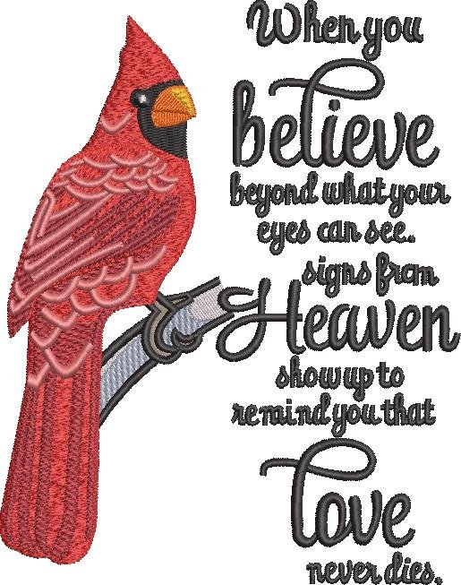 Love Never Dies Cardinal Quote Love Never Dies Cardinal Quote