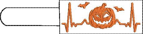 Spooky Heart Beat Snap Tab - ITH