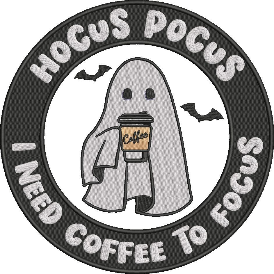 Hocus Pocus I Need Coffee To Focus - ITH Coaster Hocus Pocus I Need Coffee To Focus - ITH Coaster