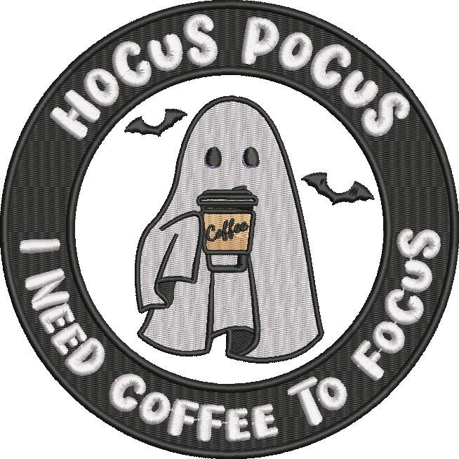 Hocus Pocus I Need Coffee To Focus - ITH Coaster Hocus Pocus I Need Coffee To Focus - ITH Coaster