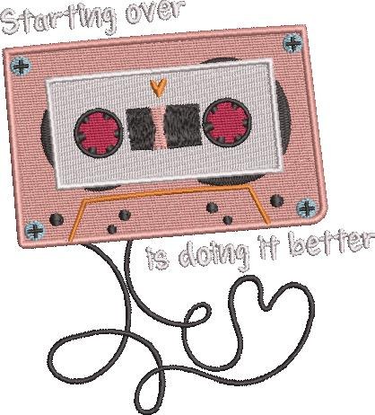 Starting Over Is Doing It Better Cassette Starting Over Is Doing It Better Cassette