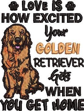 Love Is Your Golden Retriever Dog Love Is Your Golden Retriever Dog