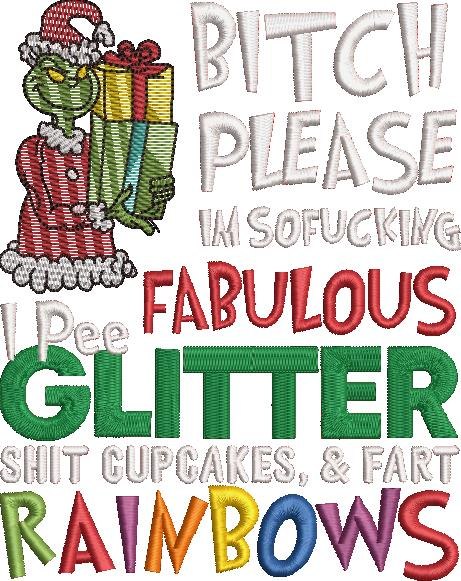 Fabulous Glitter Christmas Thief Quote Fabulous Glitter Christmas Thief Quote