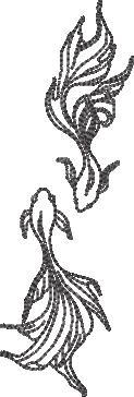 Two Fishes Line Art Two Fishes Line Art