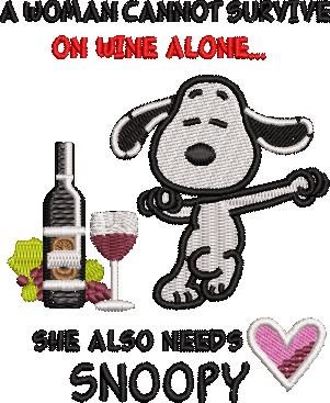 Wine Alone Nosey Dog Wine Alone Nosey Dog