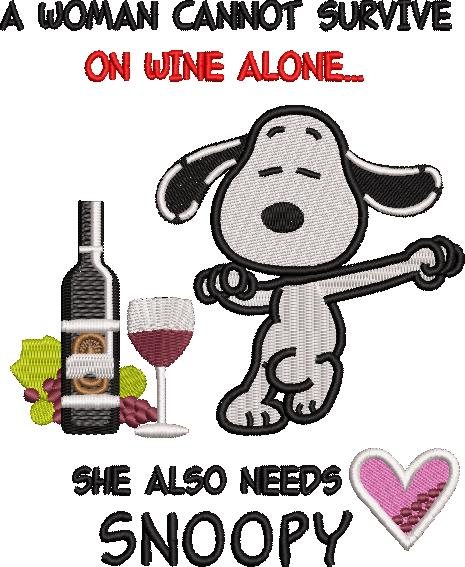 Wine Alone Nosey Dog Wine Alone Nosey Dog