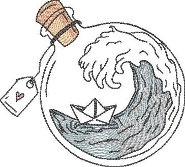 Paper Ship in a Bottle Paper Ship in a Bottle