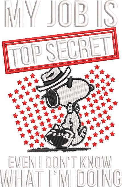 My Job is Top Secret Funny Saying My Job is Top Secret Funny Saying