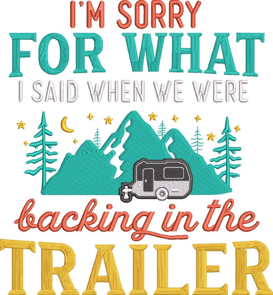 I'm Sorry Funny Camping Saying I'm Sorry Funny Camping Saying
