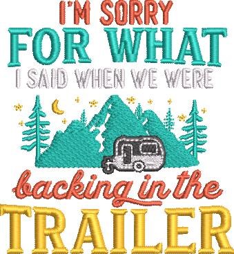 I'm Sorry Funny Camping Saying I'm Sorry Funny Camping Saying