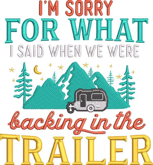 I'm Sorry Funny Camping Saying I'm Sorry Funny Camping Saying