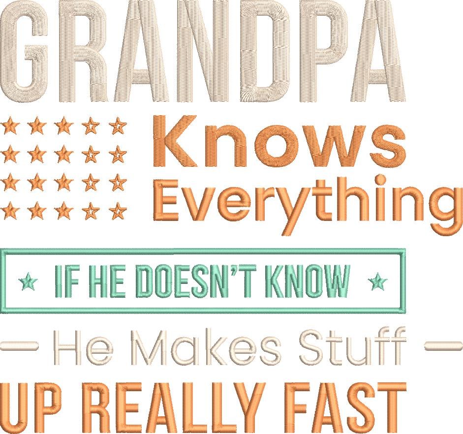 Funny Grandpa Knows Everything Funny Grandpa Knows Everything