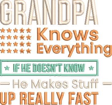Funny Grandpa Knows Everything Funny Grandpa Knows Everything