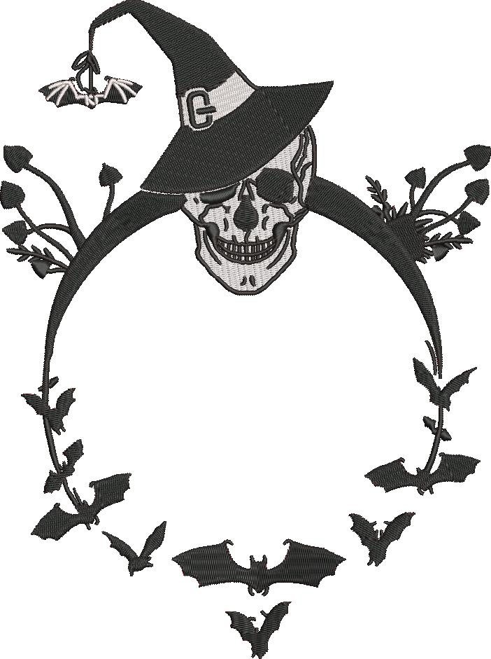 Halloween Skull Frame Halloween Skull Frame