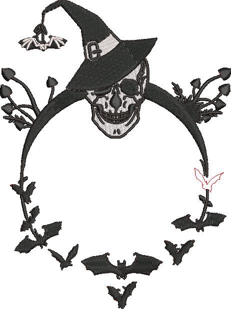 Halloween Skull Frame Halloween Skull Frame