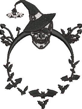Halloween Skull Frame Halloween Skull Frame