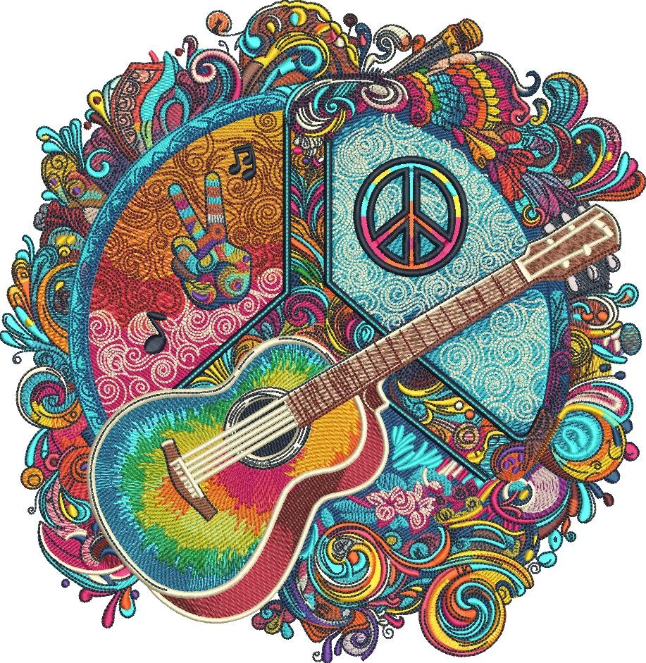 Peace Love And Music Complex Design Peace Love And Music Complex Design