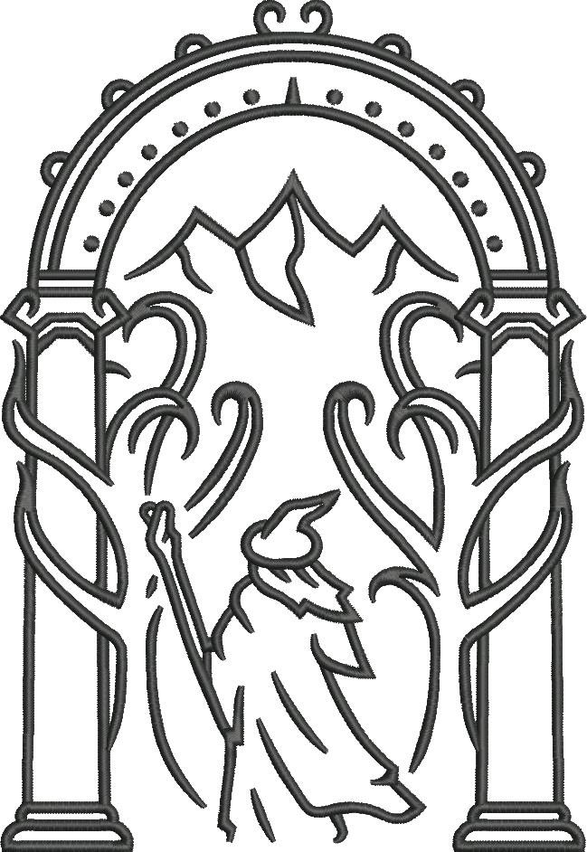 Grey Wizard Magical Door Grey Wizard Magical Door