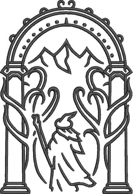 Grey Wizard Magical Door Grey Wizard Magical Door