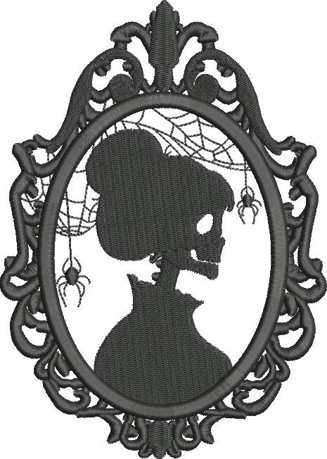 Halloween Women Skeleton Silhouette Halloween Women Skeleton Silhouette
