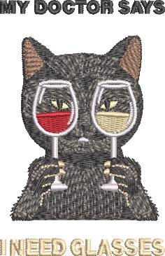 I Need Glasses Funny Cat
