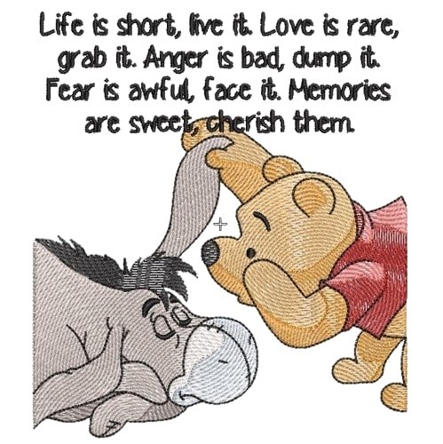 Life Is Short Pooh Quote Life Is Short Pooh Quote
