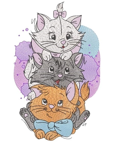 Three Kitty Cats Three Kitty Cats