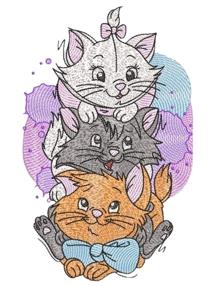 Three Kitty Cats Three Kitty Cats