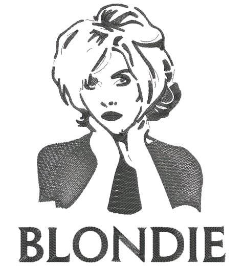 Blondie Embroidery Pattern Blondie Embroidery Pattern