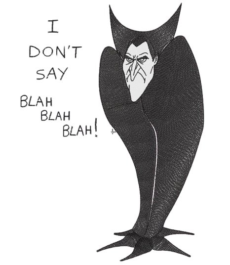 Count Dracula Blah Blah Count Dracula Blah Blah