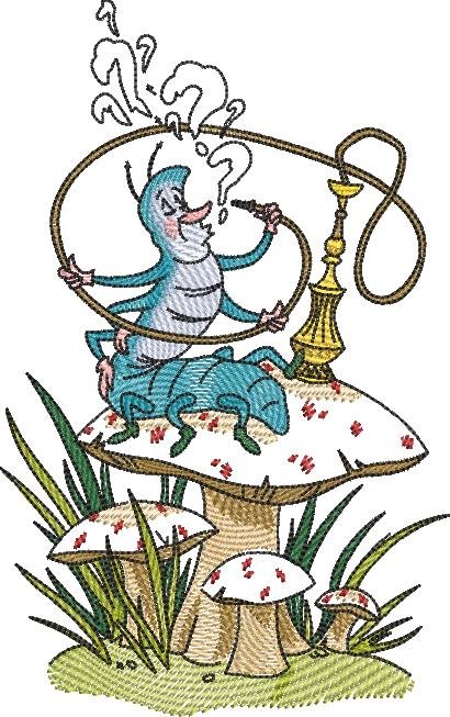 Caterpillar Hookah Smoking Caterpillar Hookah Smoking
