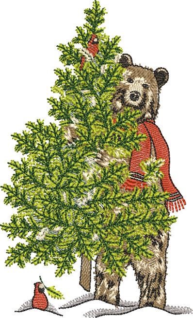 Christmas Tree Bear Christmas Tree Bear