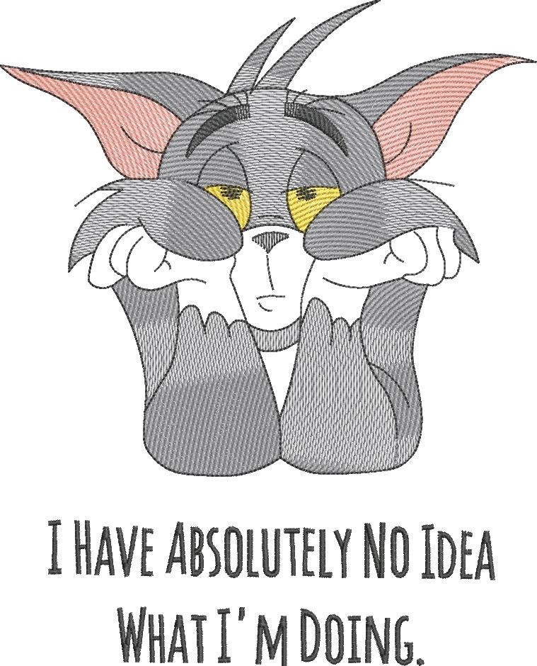 I Have No Idea Tom Cat