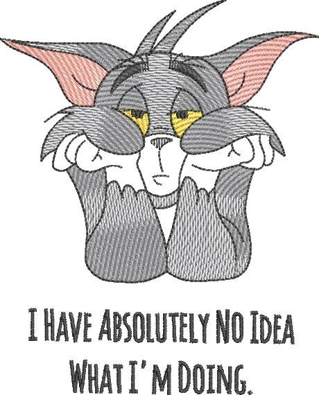 I Have No Idea Tom Cat
