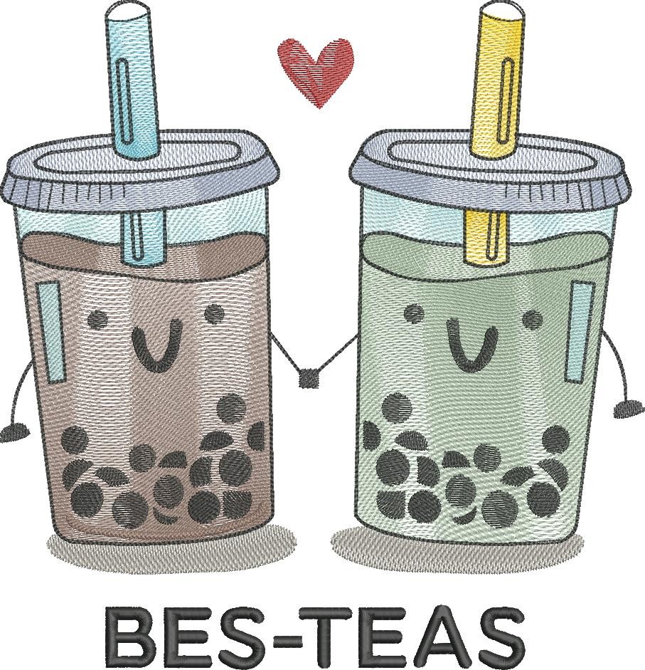 Besties Boba Tea Pun Besties Boba Tea Pun