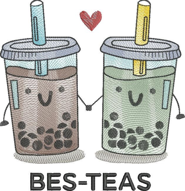 Besties Boba Tea Pun Besties Boba Tea Pun