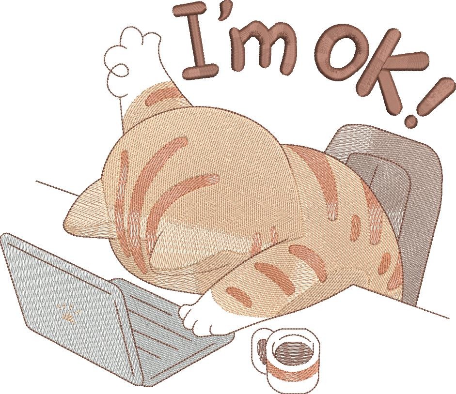 I'm Ok Sleepy Cat