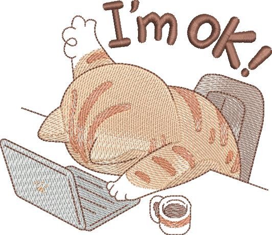 I'm Ok Sleepy Cat