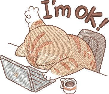 I'm Ok Sleepy Cat