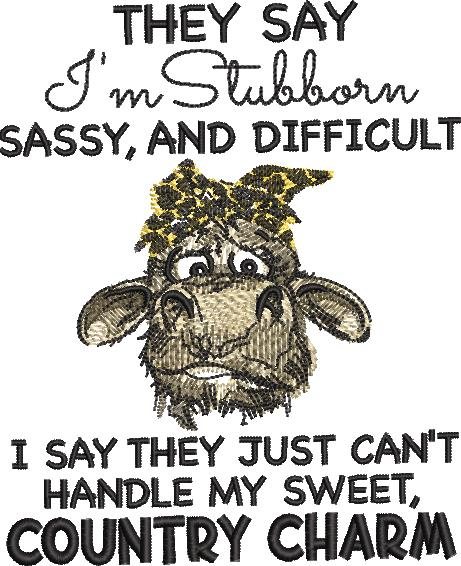 Country Charm Cow Country Charm Cow