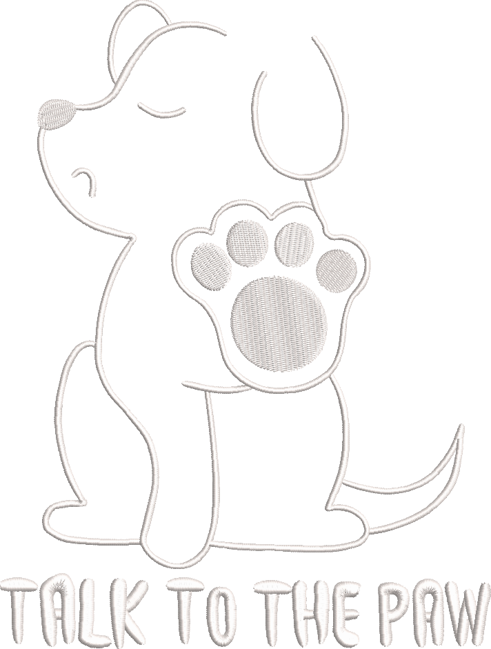 Talk To The Paw Funny Dog