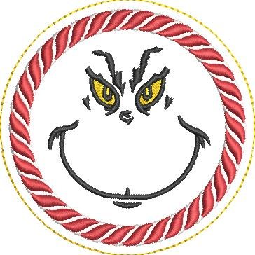 Christmas Thief Face Coaster Christmas Thief Face Coaster