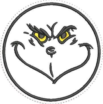 Christmas Thief Face Coaster Christmas Thief Face Coaster