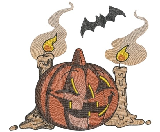 Spooky Jack O Lantern With Candles Spooky Jack O Lantern With Candles
